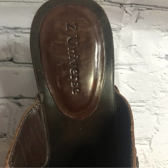 Warrior Leather Mules  by Z Universe Size 8.5 - Picture 2 of 14